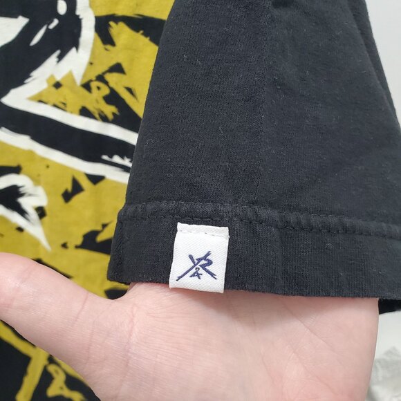 Young & Reckless Men's Black YR Scribble Logo Double Sided Graphic Tee Size‎ XL - Picture 3 of 5